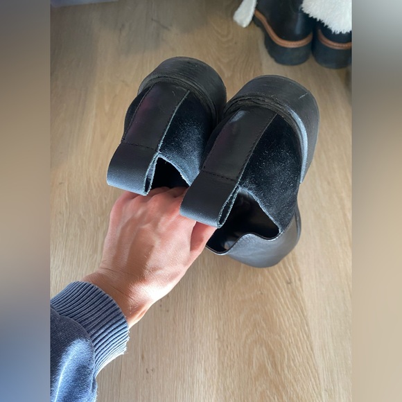 Shellys London leather and suede sandal - Picture 4 of 5